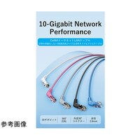 VENTION 【5本セット】 Cat.6a LANケーブル UTP 直角コネクタ 360°スイングタイプ ピンク 1.5m ピンク IB0408X5