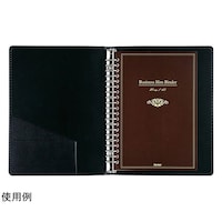 レイメイ藤井 【3セット】 ビジネススリムバインダーA5 ブラック QE1124BX3