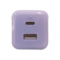 アズワン PD対応 USB充電器 Sheerカラー TypeC 1ポート 30W パープル IMACHCL30PU