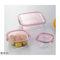 パック&レンジ 角型3点セット ピンク IK51812