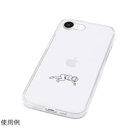 アズワン ソフトクリアケース for iPhone 16e なんもしたくない AK27560i16E