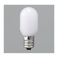 アズワン 【20個セット】 LEDナツメ球電球色 E12 ホワイト LDT1LG19E12WX20