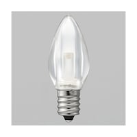 アズワン 【20個セット】 LEDローソク球電球色 E12 クリア LDC1LG20E12CX20