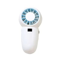 FlukeForest ジェットハンディ扇風機 100段階風量調整可能 ストラップ/スタンド付 FFCL165