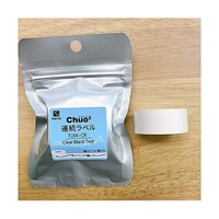 ユニファイン Chou2専用感熱ラベルクリアブラック HST154CR