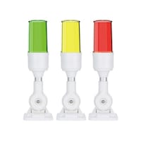 日機 積層式LEDアラームライト DC24V 3段タイプ ブザー 白 NLA50CJQ3B1WZA