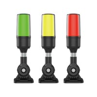 日機 積層式LEDアラームライト DC24V 3段タイプ ブザー 黒 NLA50CJQ3B1KZA