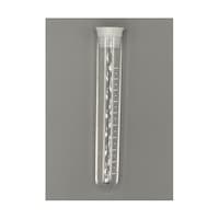 グローバルサイエンス 丸底チューブ10cc 目盛付 16φ用白キャップ入 1箱(50本×20袋入) 14122
