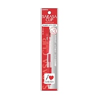 ゼブラ サラサクリップ 0.3mm 赤(パック) PJJH15R ※4本以上から注文可能(販売価格は1本単位の価格)