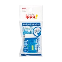 トンボ鉛筆 ippo! 濃いえんぴつ用消しゴム ブルー (パック) JCC111A ※3個以上から注文可能(販売価格は1個単位の価格)