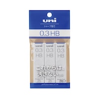 三菱鉛筆 シャープ替芯uni 0.3 HB 1パック(3個入) ULS03253PHB