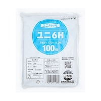 生産日本社(セイニチ) ユニパック 240×170×0.06mm 1箱(1600枚入) 6H