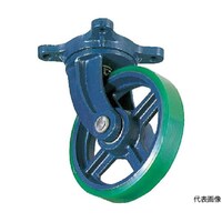 京町 ダクタイル製自在金具付ウレタン車輪100MM FJ100