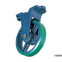 京町 ダクタイル製金具付ウレタン車輪100MM FU100