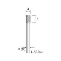 ミニモ 電着ダイヤモンドバー 4.0 AD2322