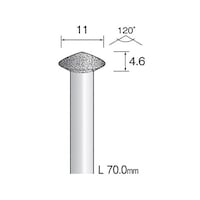 ミニモ 電着ダイヤモンドバー 11.0 AD3312