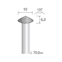 ミニモ 電着ダイヤモンドバー 12.0 AD3313
