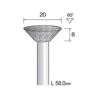 ミニモ 電着ダイヤモンドバー 20.0 AD3332