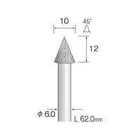 ミニモ 電着ダイヤモンドバー 10.0 AD3271