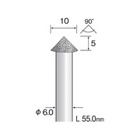ミニモ 電着ダイヤモンドバー 10.0 AD3291