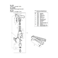 RIDGID 377 ヨーク,シャフトアッセンブリー 42092