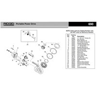 RIDGID ベアリング リング F/690PD 43277