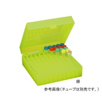 チューブラック 1.5/2.0mlチューブ用 100穴 緑 2572102G