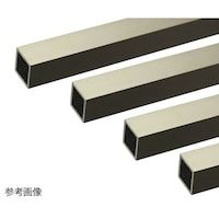 安田 アルミ角パイプ 1m 2.0×75×75mm ステンカラー 4本組