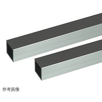 安田 アルミ角パイプ 2m 2.5×70×70mm シルバー 2本組