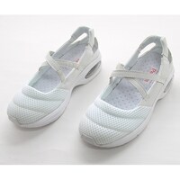 丸中工業所 エアーパルフェシューズ クロスバンド ホワイト LL(24.5ー25.0cm) 176414