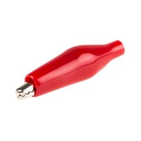 RS Pro わに口クリップ 赤 7385856
