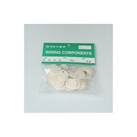 マルツエレック 電線名札 Φ20mm 50個入 20