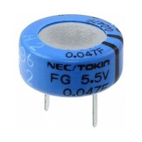 KEMET 電気二重層コンデンサ Nec Tokin Corporation 5.5V 47000μF リード品 1袋(5個入) FG0H473ZF