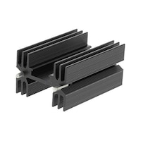 ABL Components ヒートシンク トランジスタ用 クリップオン・タイプ 50x35x25mm PPD0500P