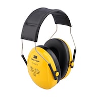 3M PELTOR 防音用イヤーマフ ヘッドバンド 黄 遮音値/SNR 27dB H510A401