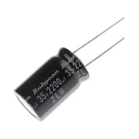 Rubycon アルミ電解コンデンサ 2200μF 35V dc 1袋(2個入) 35ZLH2200MEFC16X25