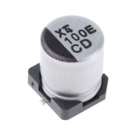 ニチコン アルミ電解コンデンサ 100μF 25V dc 1袋(10個入) UCD1E101MCL1GS