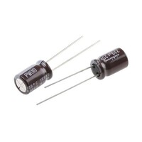 ニチコン アルミ電解コンデンサ 220μF 25V dc 1袋(10個入) UPW1E221MPD