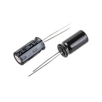 ニチコン アルミ電解コンデンサ 2200μF 16V dc 1袋(5個入) UVY1C222MPD