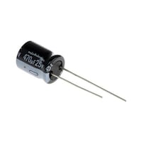 ニチコン アルミ電解コンデンサ 470μF 25V dc 1袋(10個入) UVY1E471MPD