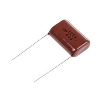 ニチコン Nichicon ポリエステルコンデンサ(PET) 250 V ac、630 V dc 1μF ±10% 1袋(2個入) QXK2J105KTP