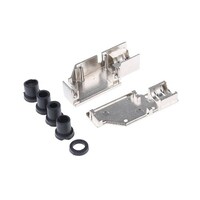 MH Connectors Dsubコネクタ用バックシェル MHDCMR シリーズ ライトアングル 15 極 亜鉛 MHDCMR15ULP