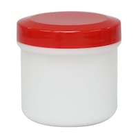 金鵄製作所 軟膏壷(軟膏容器・定量タイプ)100mL 赤 20個 AT100F02