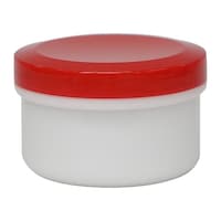 金鵄製作所 アルファ軟膏壷(軟膏容器・増量タイプ)120mL 赤 20個 ATA12002