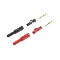 MultiContact Multi Contact バナナプラグ 真鍮 39.7mm 黒 赤 65.331421