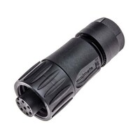 アンフェノール 丸形コネクタ C16M eco/mate EcoMateシリーズ 6 + PE極 メス C01610D00601012