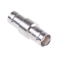Huber & Suhner 同軸 変換アダプタ ストレート BNC ジャック BNC ジャック 白銅 31_BNC5001/133_NE