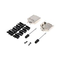 Amphenol FCI Dsubコネクタ用バックシェル 8655MH シリーズ ストレート 9 極 亜鉛ダイキャスト 8655MH0901BKLF