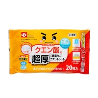 レック GNクエン酸超厚ウエットシート 20枚 ※2個以上から注文可能(販売価格は1個単位の価格)