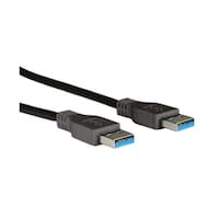 Roline USBケーブル 1.8m USB 3.0 オスUSB A → オスUSB A 11.02.897050
